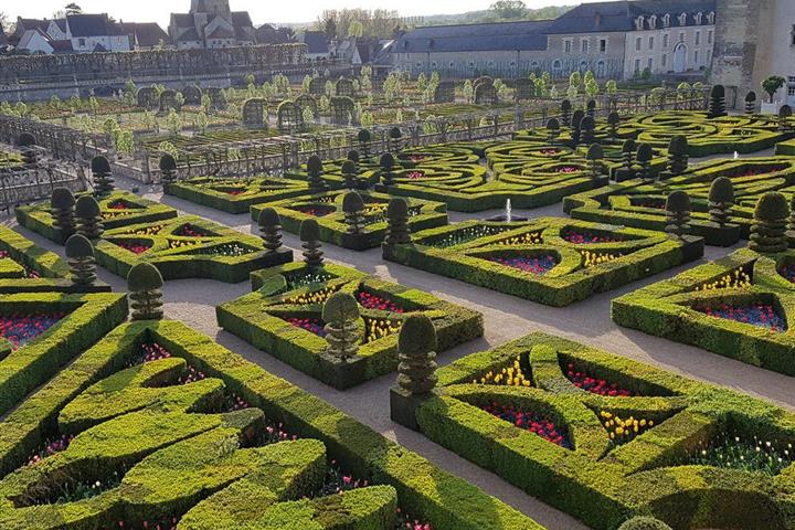 Les jardins du château de VILLANDRY - Camping Au Cœur de Vendôme