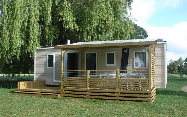Hébergement-camping-vendome-mobil-home-3chambres - Camping Au Cœur de Vendôme