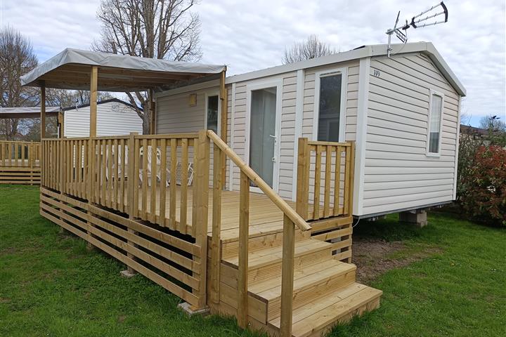 Mobil-home 24 m² - camping Au Cœur de Vendôme - Camping Au Cœur de Vendôme