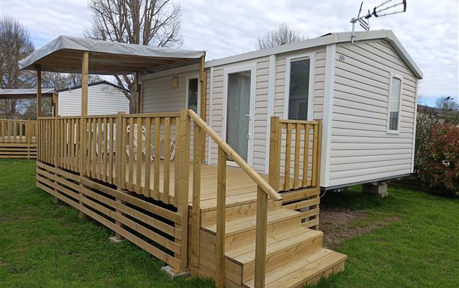 Mobil-home 24 m² - camping Au Cœur de Vendôme - Camping Au Cœur de Vendôme