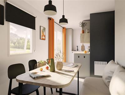 Camping-Vendôme-MH 1 chambre